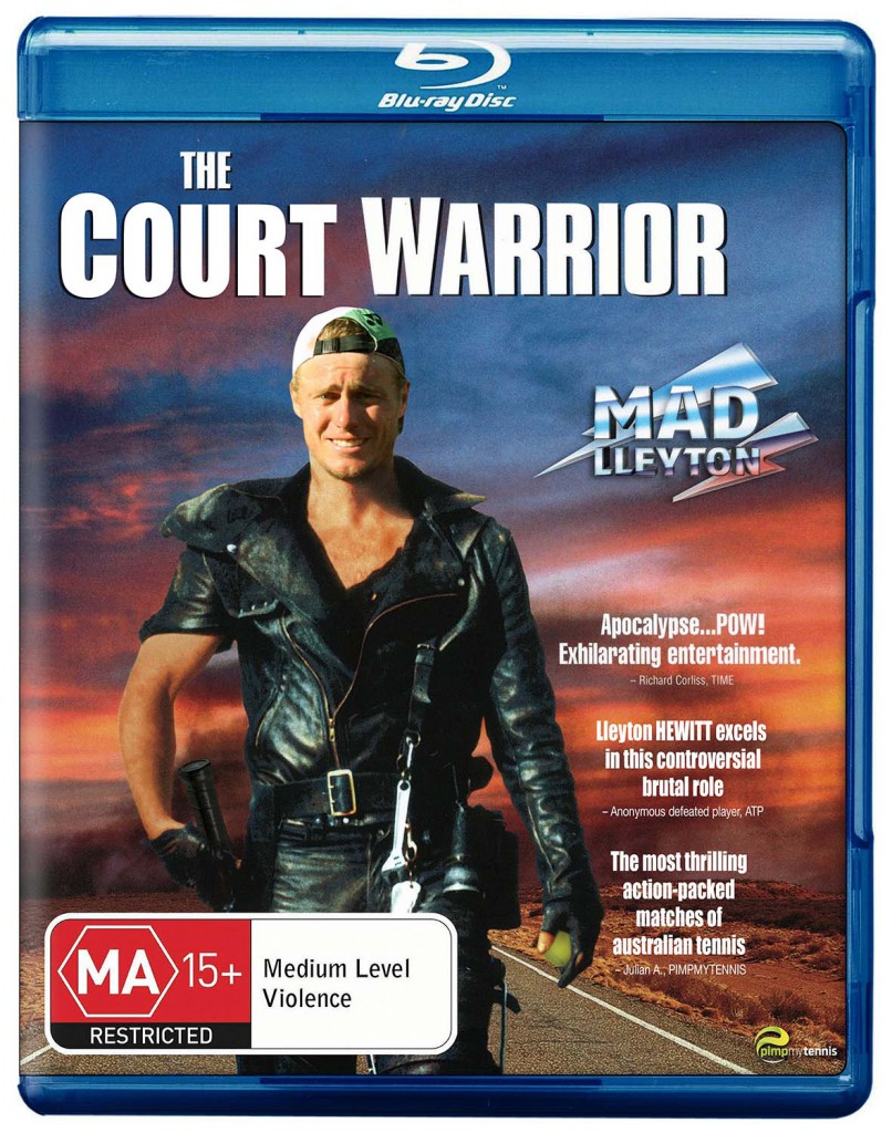 Lleyton Hewitt Warrior Mad Max pimpmytennis funny tennis