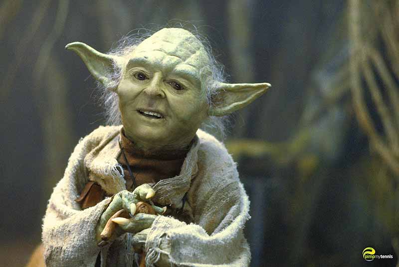 Star Wars Yoda pimpmytennis funny tennis