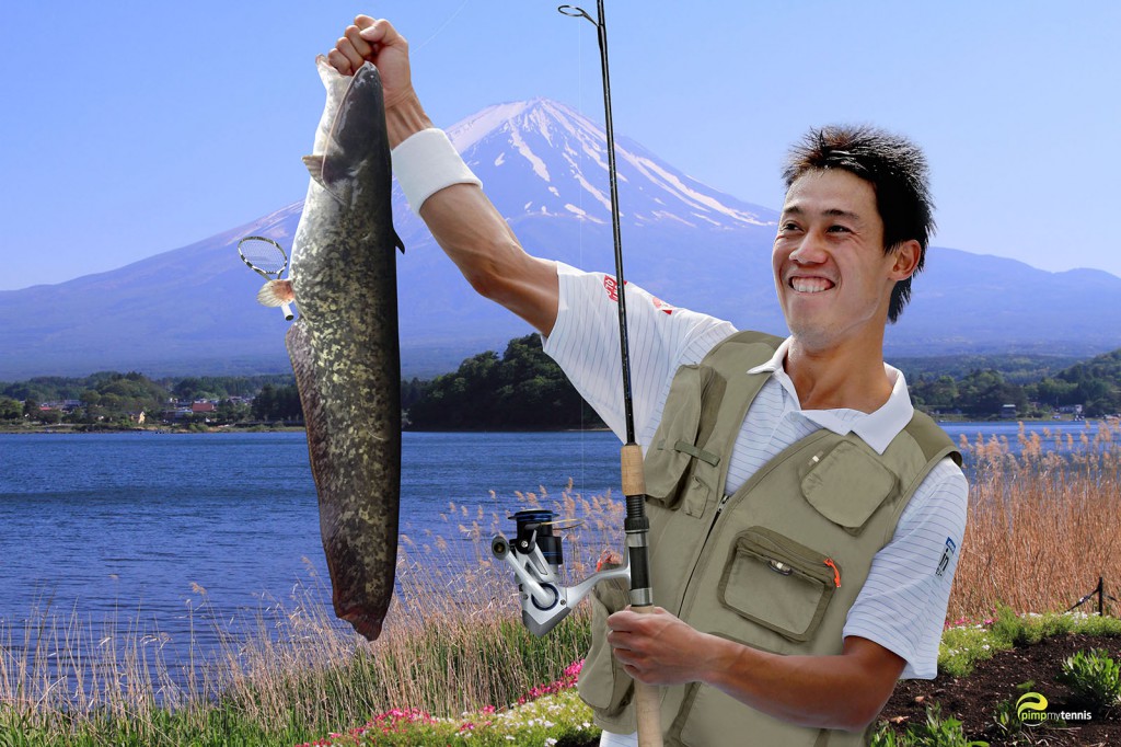 #Nishikori Mont Fuji funny tennis pimpmytennis