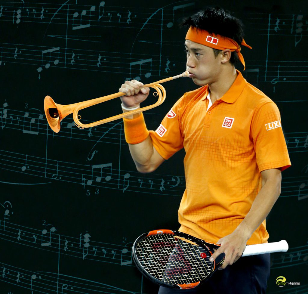 Kei Nishikori always plays in rythm