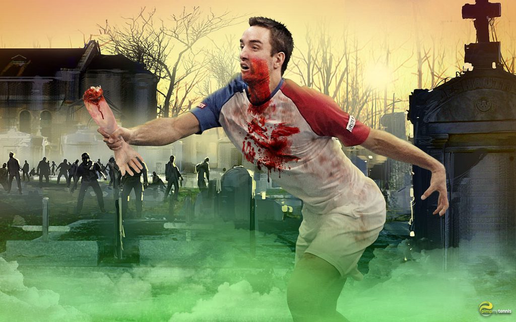 Viktor Troicki Walking dead zombie