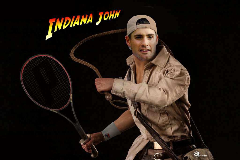 John Isner Indiana Jones