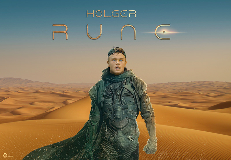 Holger Rune héroïque en Timothée Chalamet dans Dune