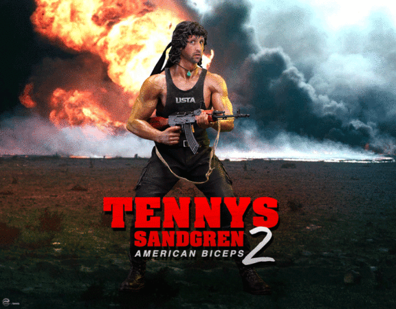 Tennys Sandgren Muscles Man