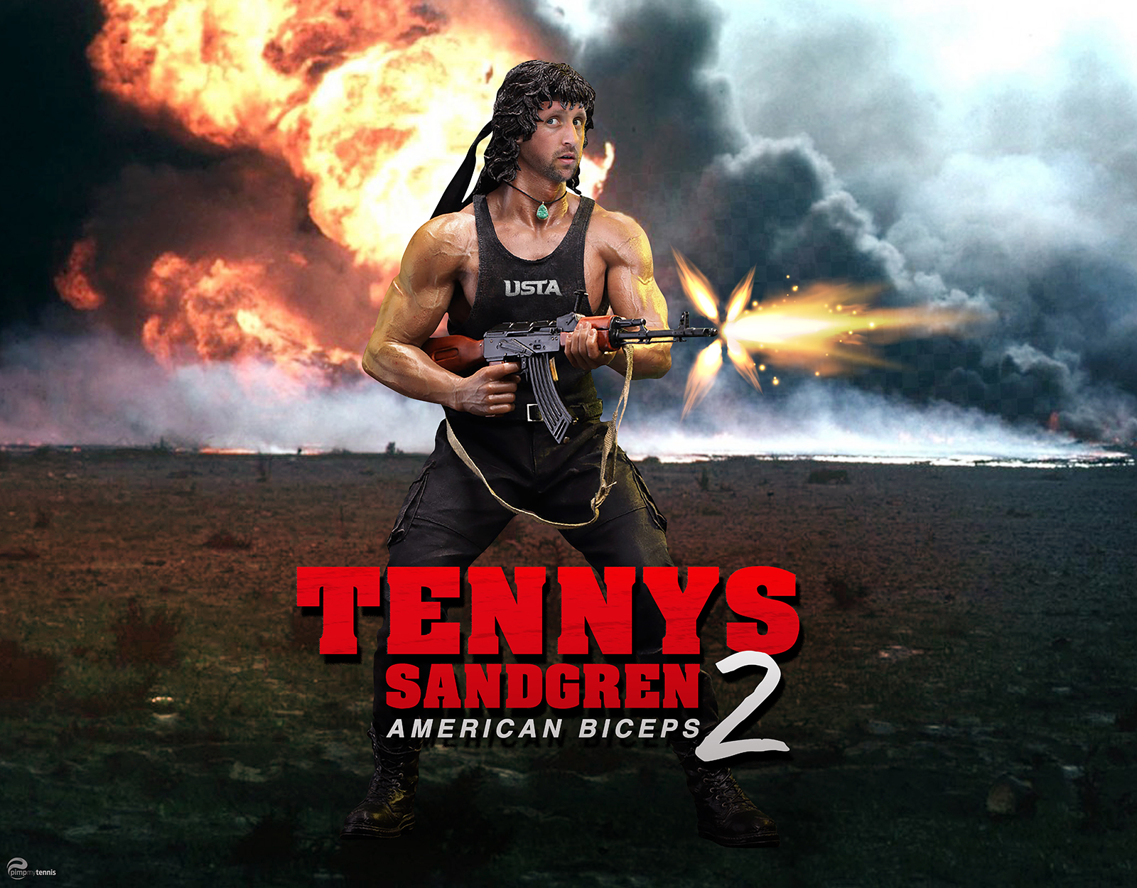 Tennys Sandgren Muscles Man