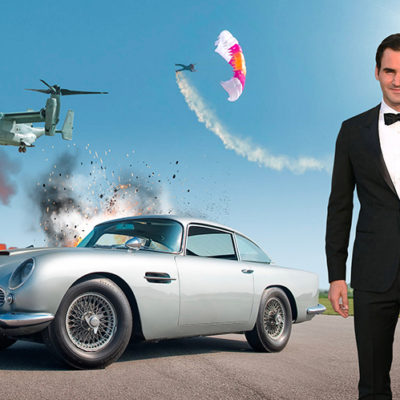 Roger Federer James Bond du tennis