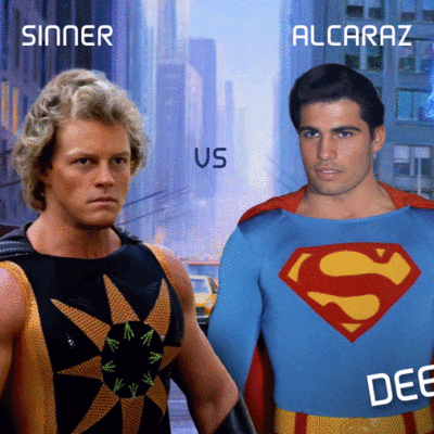Alcaraz-Sinner : pas une rivalité, une saga. Deux super-héros du tennis qui se tirent vers l'histoire à chaque match. La nouvelle ère a un nom — et deux visages.